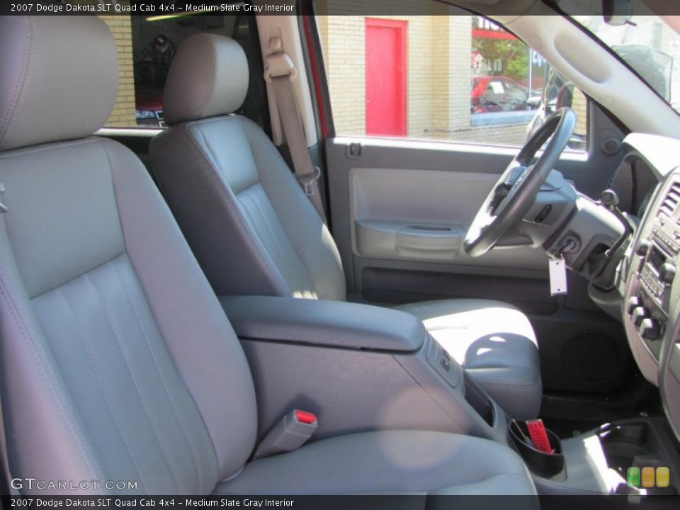 Medium Slate Gray Interior Photo for the 2007 Dodge Dakota SLT Quad Cab 4x4 #50063514