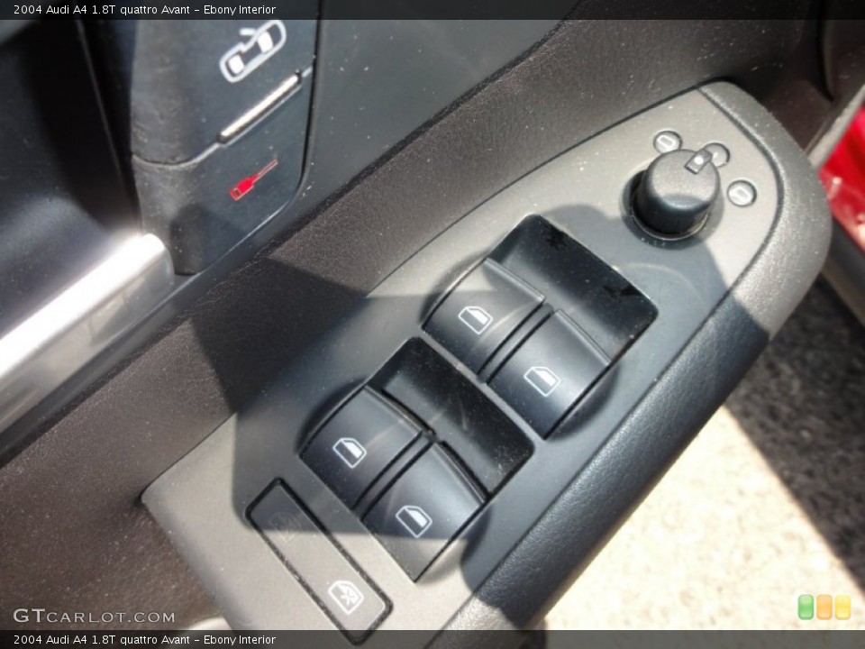 Ebony Interior Controls for the 2004 Audi A4 1.8T quattro Avant #50064265
