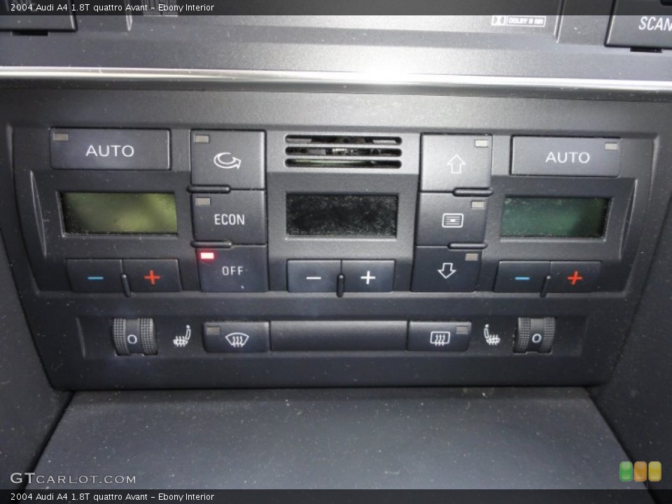 Ebony Interior Controls for the 2004 Audi A4 1.8T quattro Avant #50064661
