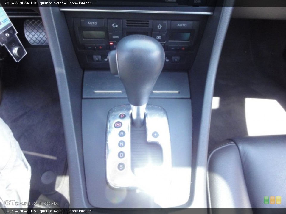 Ebony Interior Transmission for the 2004 Audi A4 1.8T quattro Avant #50064676