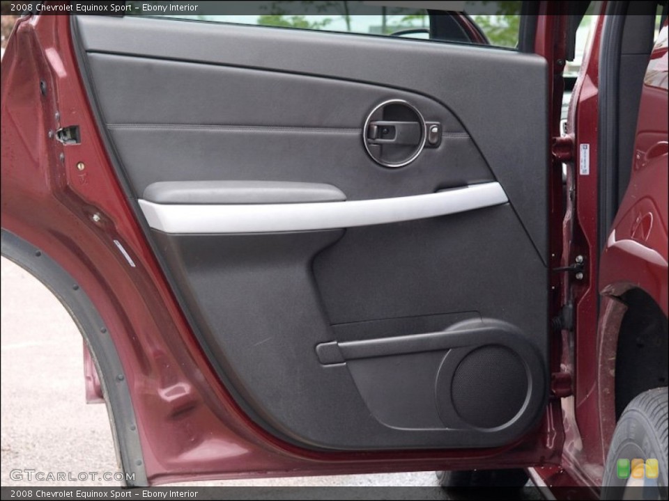 Ebony Interior Door Panel for the 2008 Chevrolet Equinox Sport #50064967