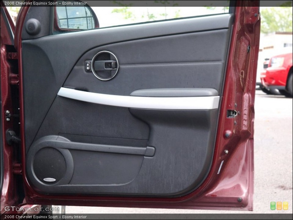 Ebony Interior Door Panel for the 2008 Chevrolet Equinox Sport #50065015