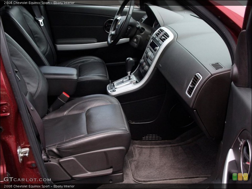 Ebony Interior Photo for the 2008 Chevrolet Equinox Sport #50065030