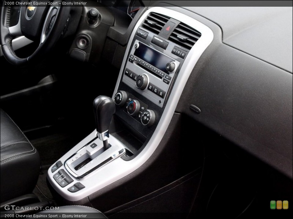 Ebony Interior Controls for the 2008 Chevrolet Equinox Sport #50065039