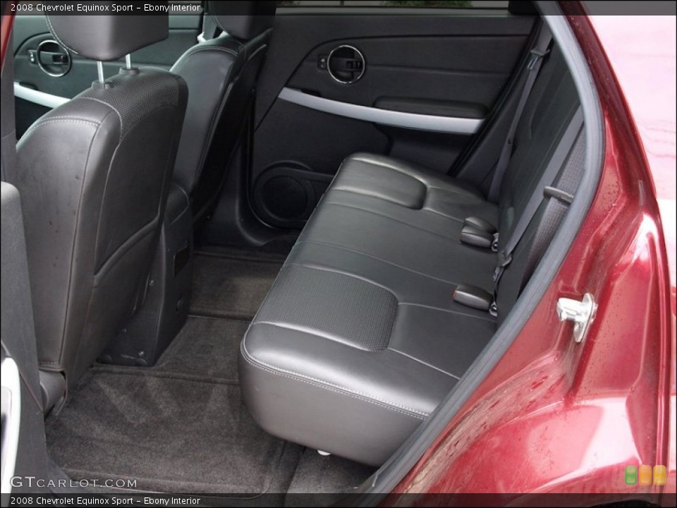 Ebony Interior Photo for the 2008 Chevrolet Equinox Sport #50065054
