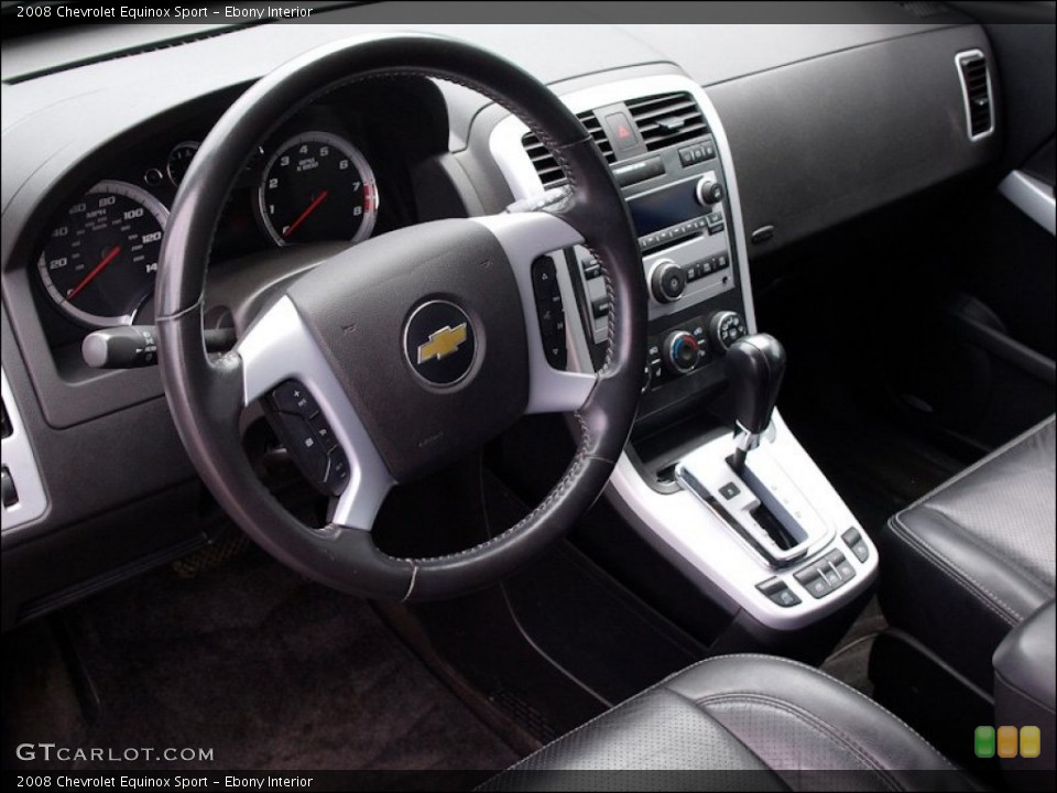 Ebony Interior Prime Interior for the 2008 Chevrolet Equinox Sport #50065084