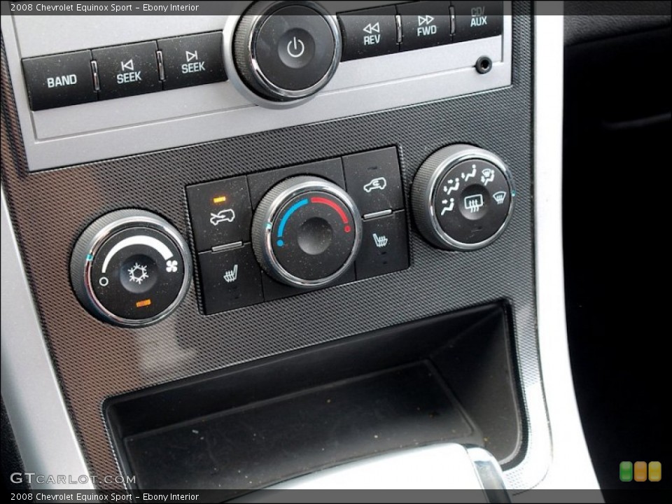 Ebony Interior Controls for the 2008 Chevrolet Equinox Sport #50065123