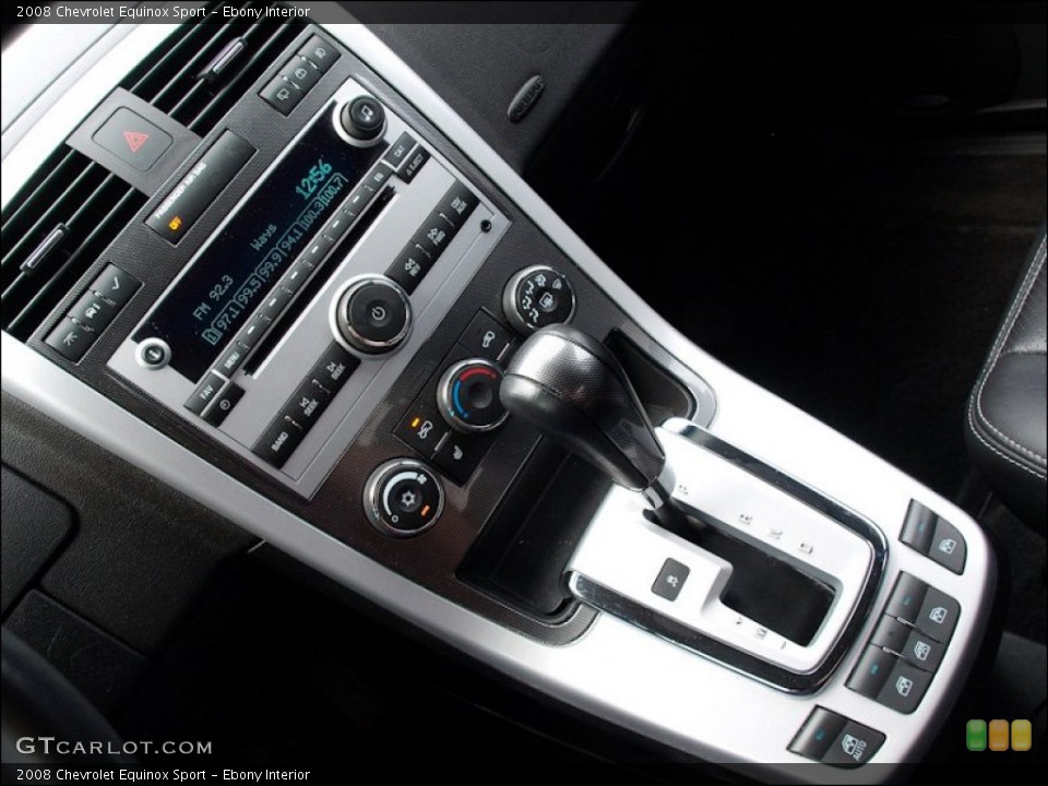 Ebony Interior Controls for the 2008 Chevrolet Equinox Sport #50065141