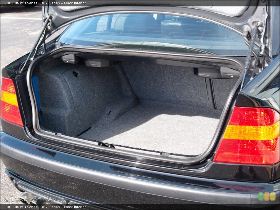 Black Interior Trunk for the 2002 BMW 3 Series 330xi Sedan #50065708
