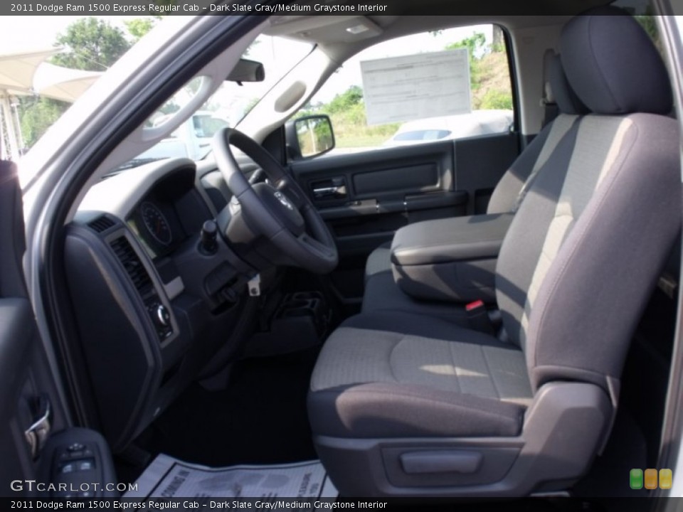 Dark Slate Gray/Medium Graystone Interior Photo for the 2011 Dodge Ram 1500 Express Regular Cab #50066581