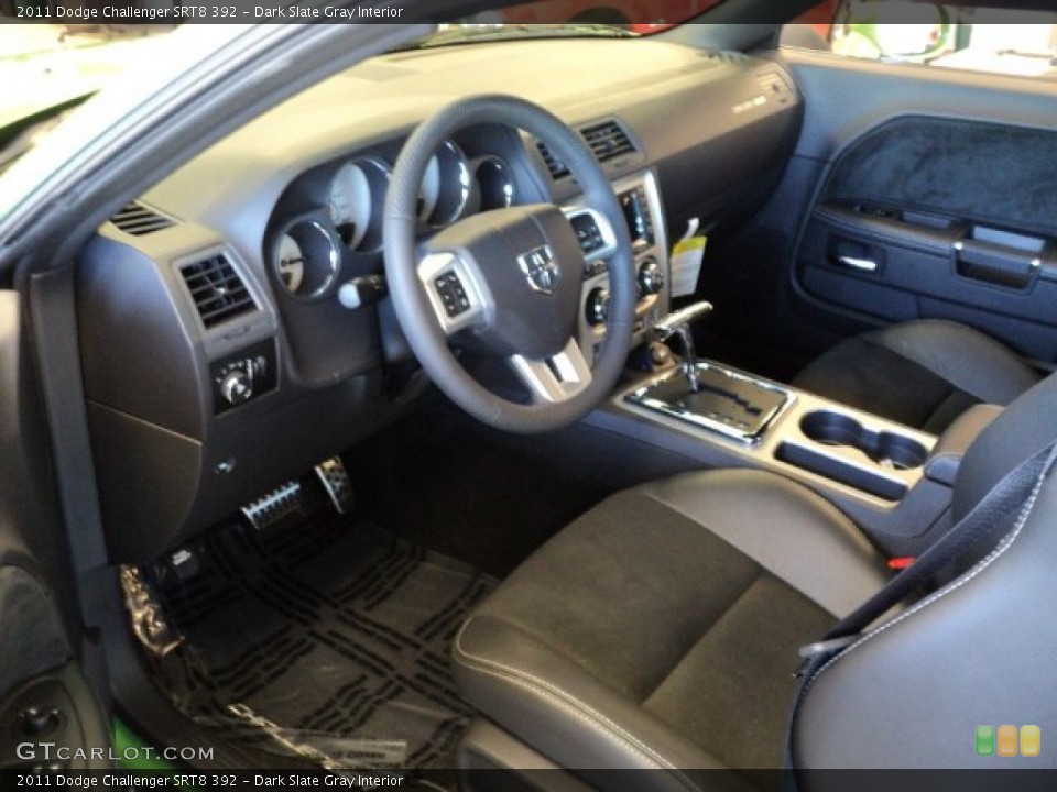 Dark Slate Gray Interior Prime Interior for the 2011 Dodge Challenger SRT8 392 #50066755