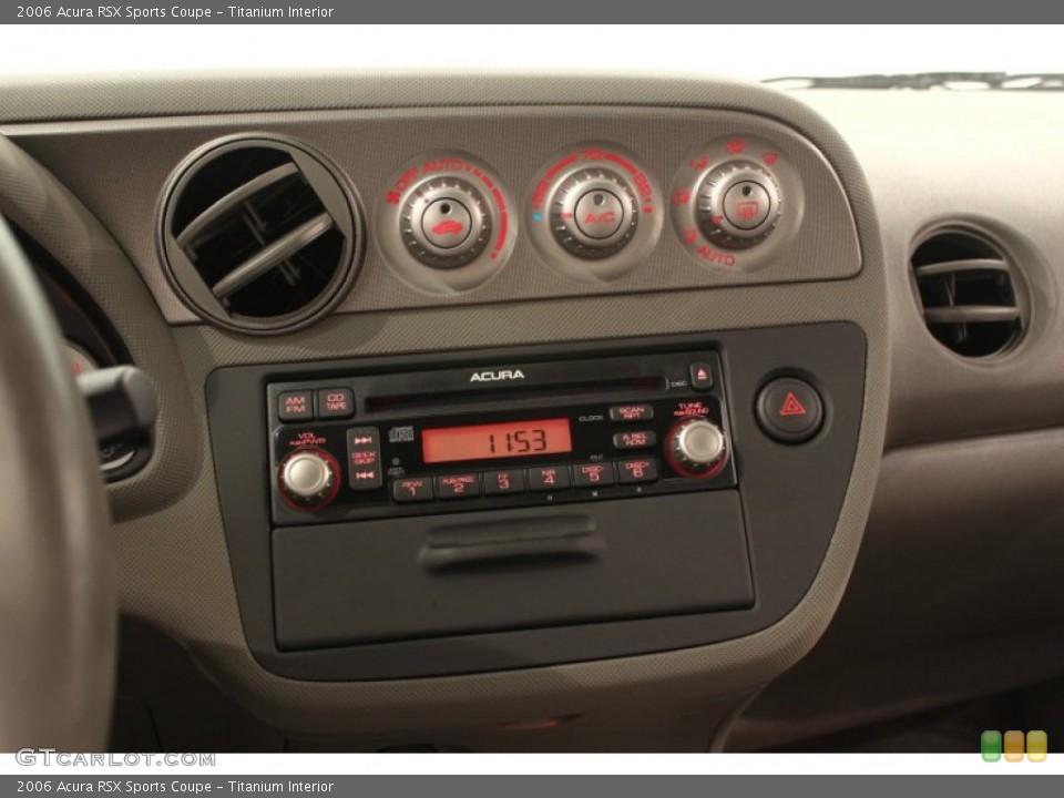 Titanium Interior Controls for the 2006 Acura RSX Sports Coupe #50068297