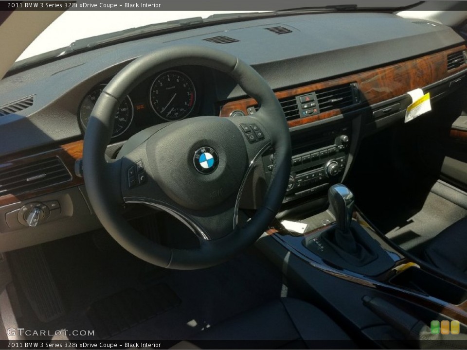 Black Interior Dashboard for the 2011 BMW 3 Series 328i xDrive Coupe #50070040