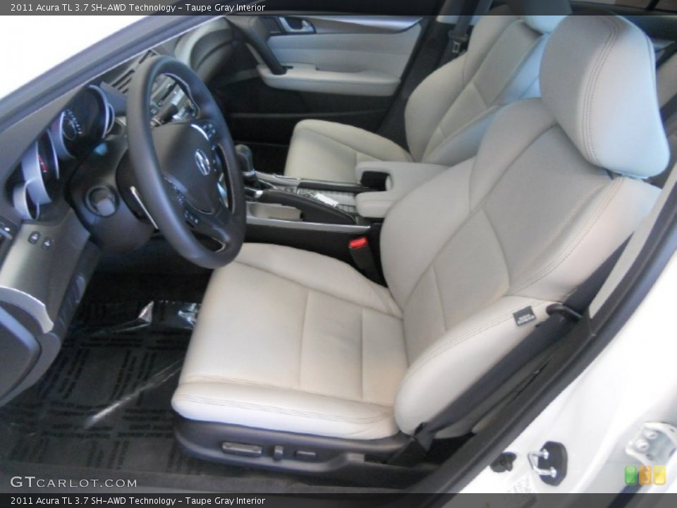 Taupe Gray Interior Photo for the 2011 Acura TL 3.7 SH-AWD Technology #50071183