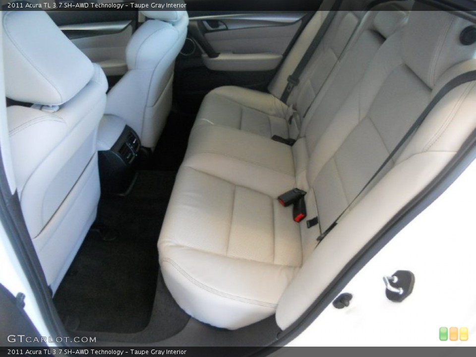 Taupe Gray Interior Photo for the 2011 Acura TL 3.7 SH-AWD Technology #50071192