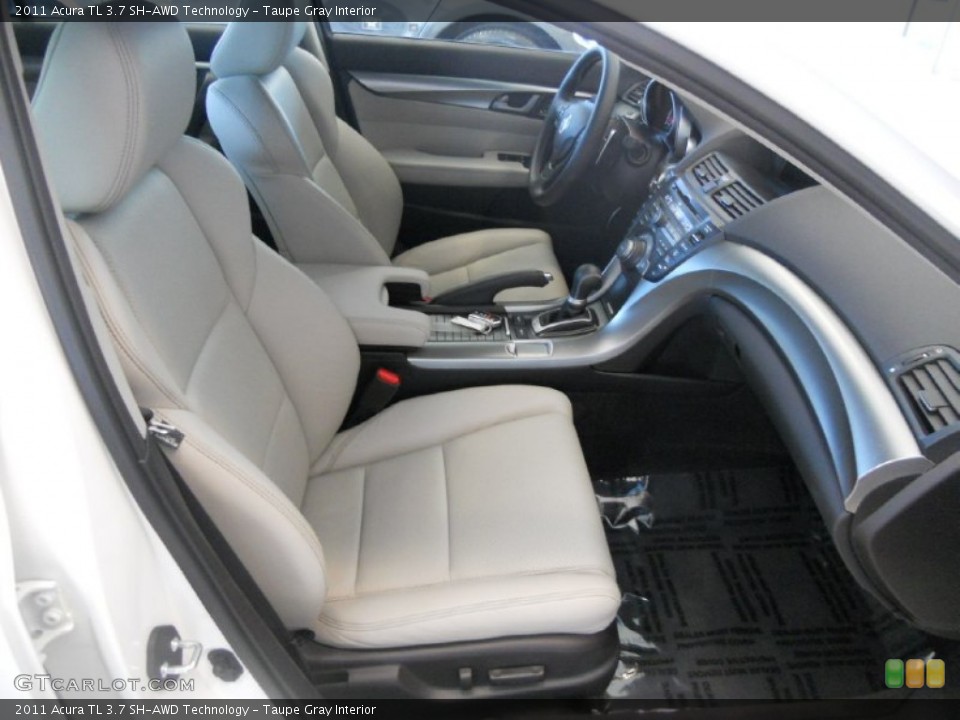 Taupe Gray Interior Photo for the 2011 Acura TL 3.7 SH-AWD Technology #50071204