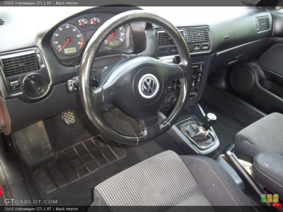 Black Interior Photo for the 2003 Volkswagen GTI 1.8T #50071681