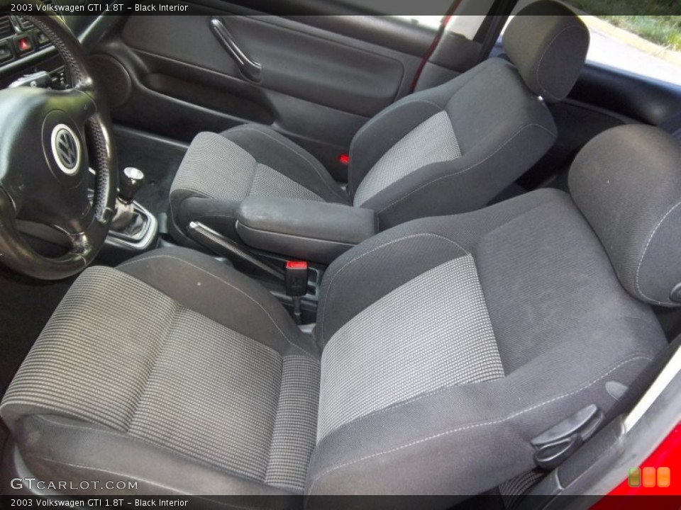 Black Interior Photo for the 2003 Volkswagen GTI 1.8T #50071696