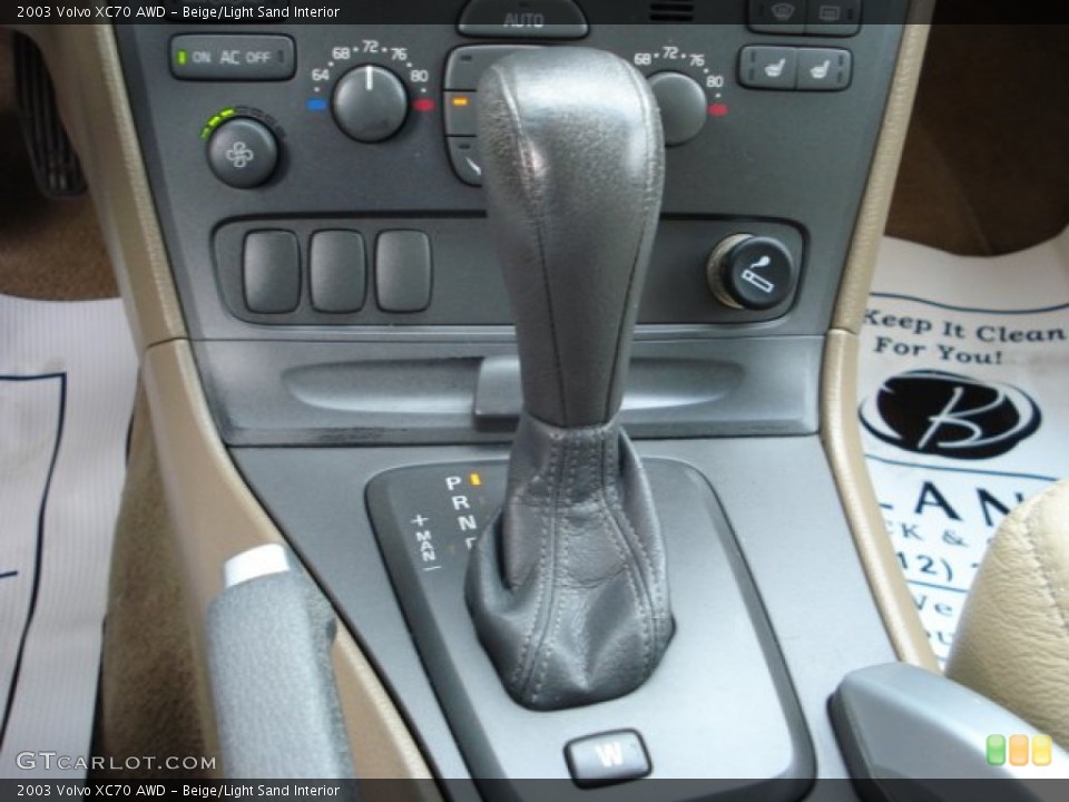 Beige/Light Sand Interior Transmission for the 2003 Volvo XC70 AWD #50071891