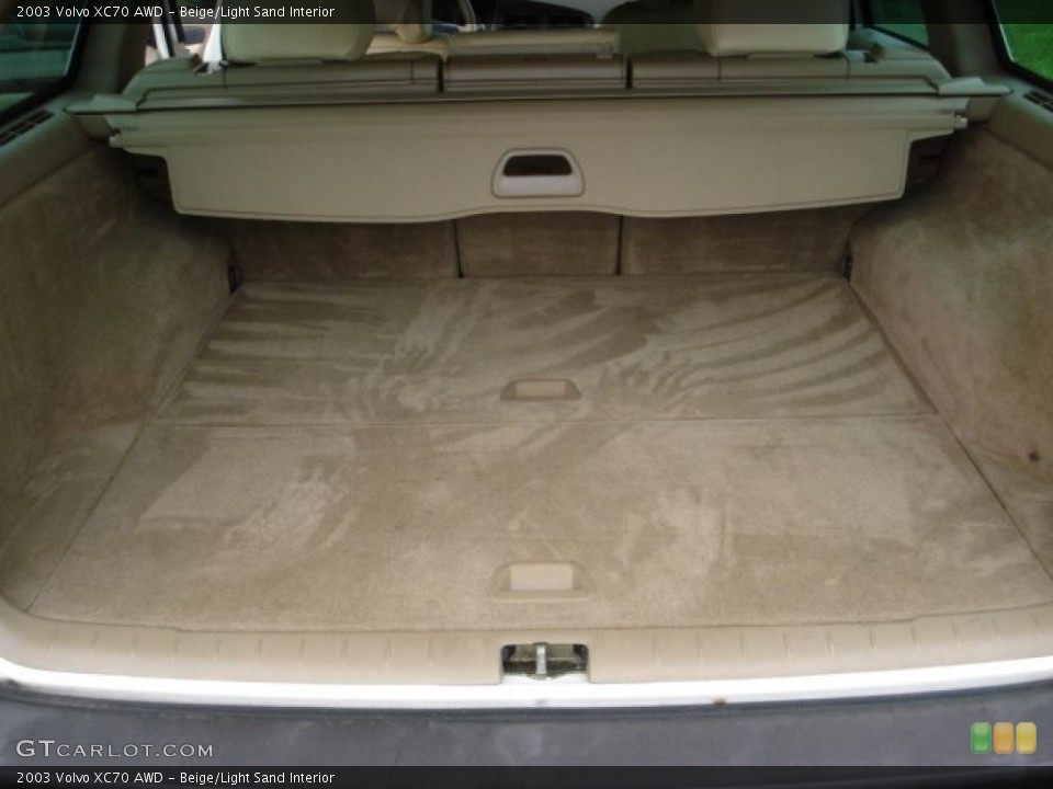 Beige/Light Sand Interior Trunk for the 2003 Volvo XC70 AWD #50071921