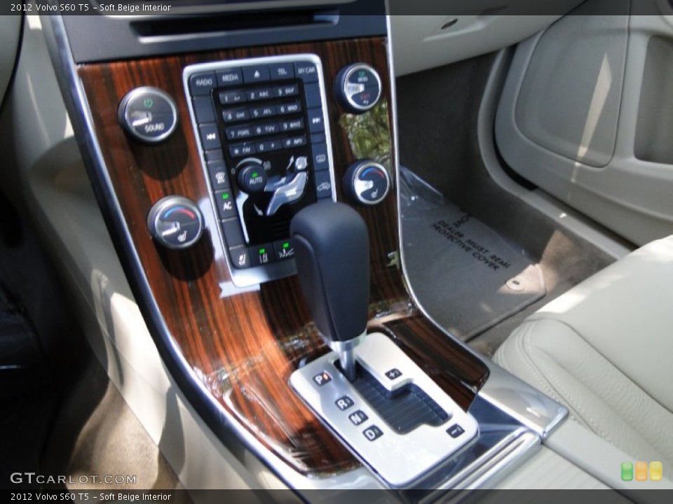 Soft Beige Interior Transmission for the 2012 Volvo S60 T5 #50072113