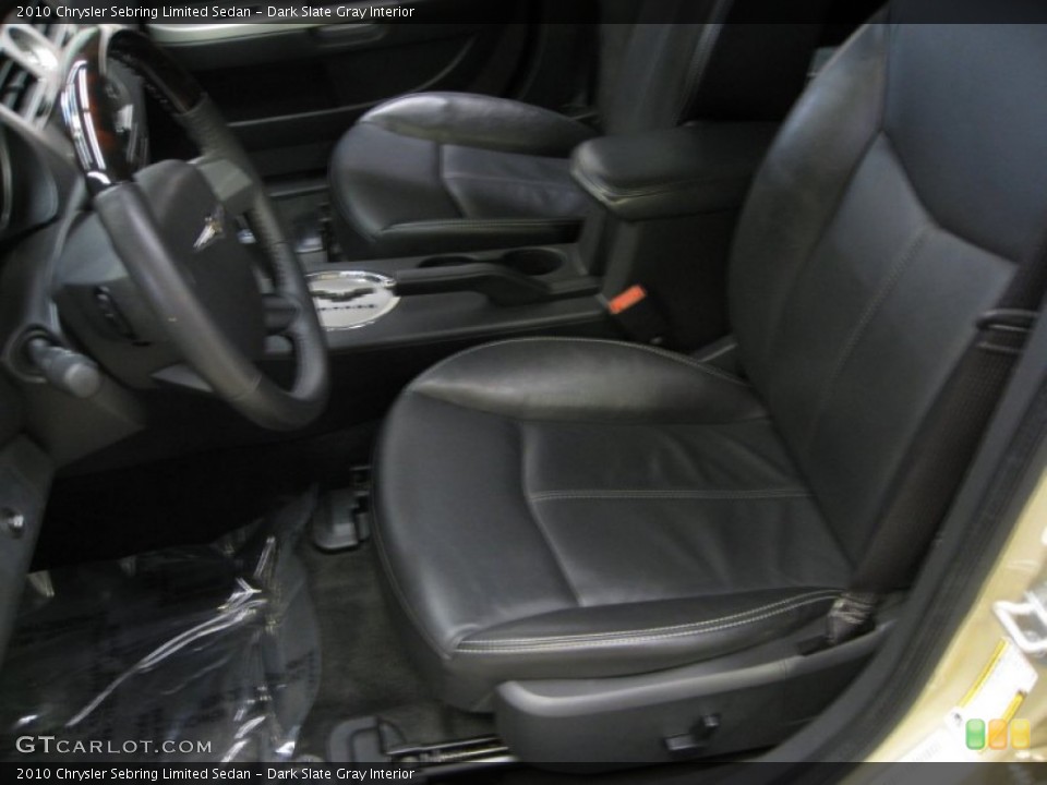 Dark Slate Gray Interior Photo for the 2010 Chrysler Sebring Limited Sedan #50072440