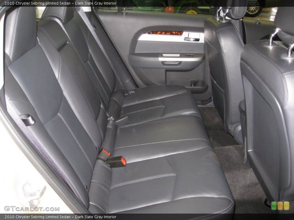 Dark Slate Gray Interior Photo for the 2010 Chrysler Sebring Limited Sedan #50072452