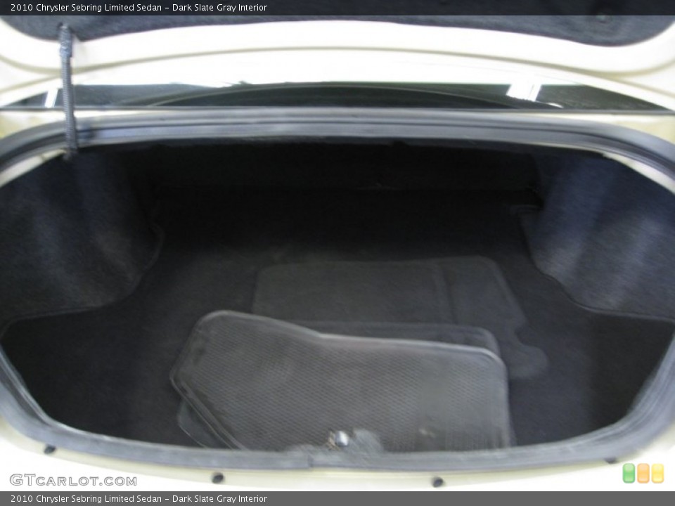 Dark Slate Gray Interior Trunk for the 2010 Chrysler Sebring Limited Sedan #50072509
