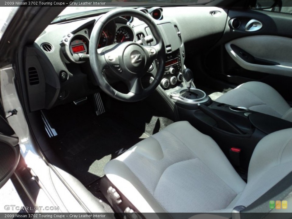 Gray Leather Interior Photo for the 2009 Nissan 370Z Touring Coupe #50073730