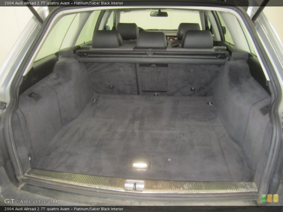 Platinum/Saber Black Interior Trunk for the 2004 Audi Allroad 2.7T quattro Avant #50075101