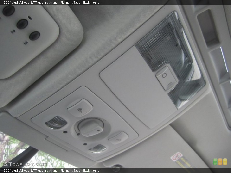 Platinum/Saber Black Interior Controls for the 2004 Audi Allroad 2.7T quattro Avant #50075299