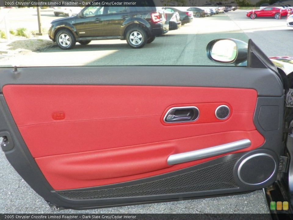 Dark Slate Grey/Cedar Interior Door Panel for the 2005 Chrysler Crossfire Limited Roadster #50076787