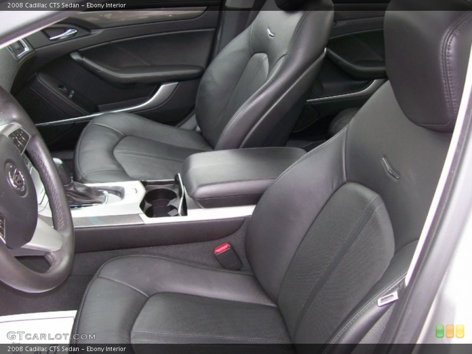 Ebony Interior Photo for the 2008 Cadillac CTS Sedan #50077273