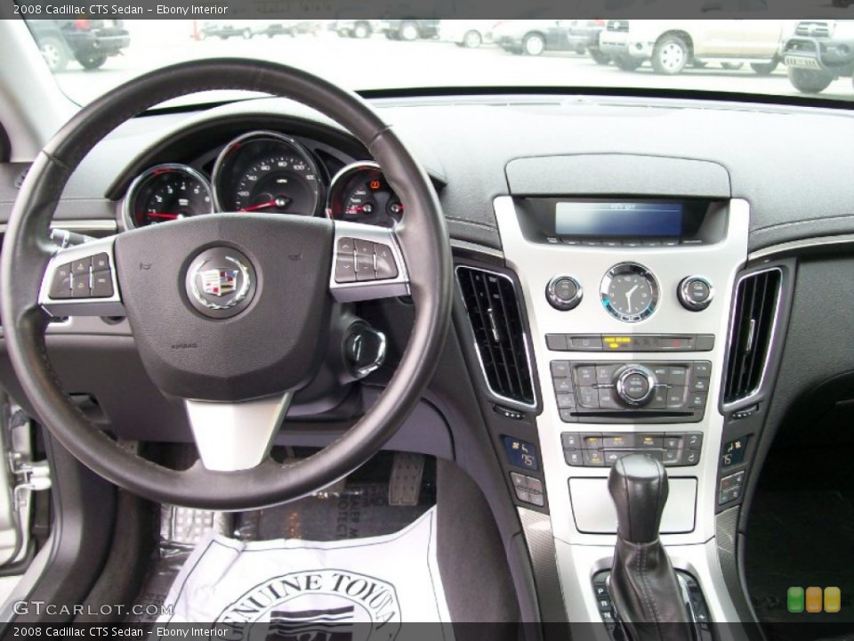 Ebony Interior Dashboard for the 2008 Cadillac CTS Sedan #50077303