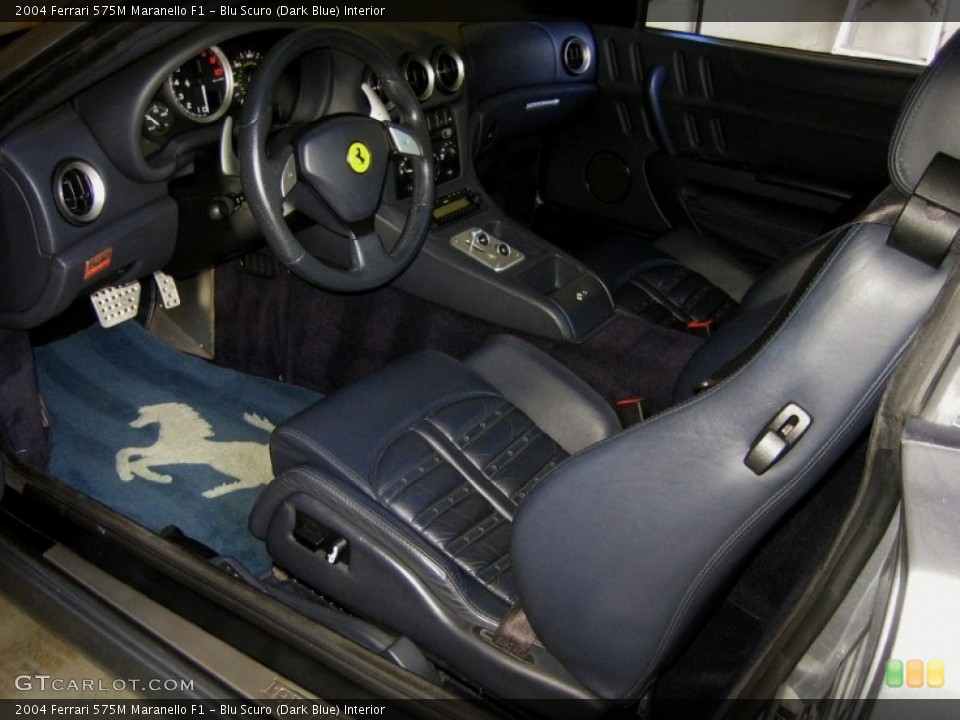 Blu Scuro (Dark Blue) Interior Photo for the 2004 Ferrari 575M Maranello F1 #50079640