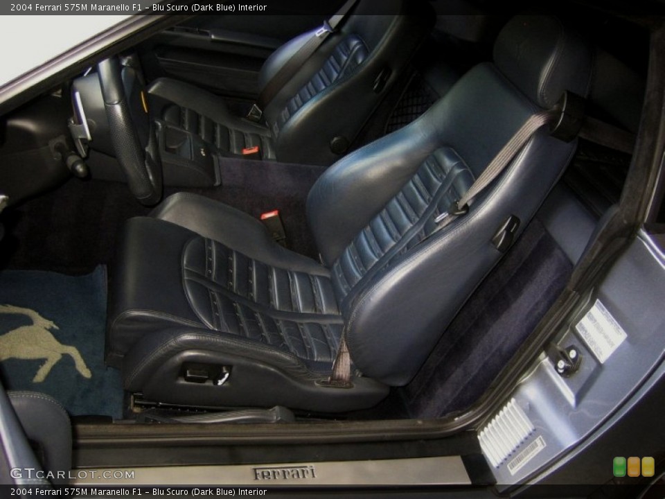 Blu Scuro (Dark Blue) Interior Photo for the 2004 Ferrari 575M Maranello F1 #50079652
