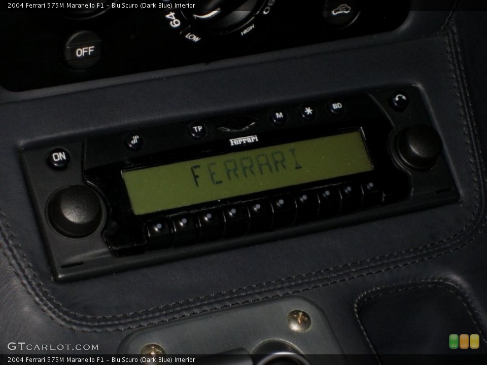 Blu Scuro (Dark Blue) Interior Controls for the 2004 Ferrari 575M Maranello F1 #50079880