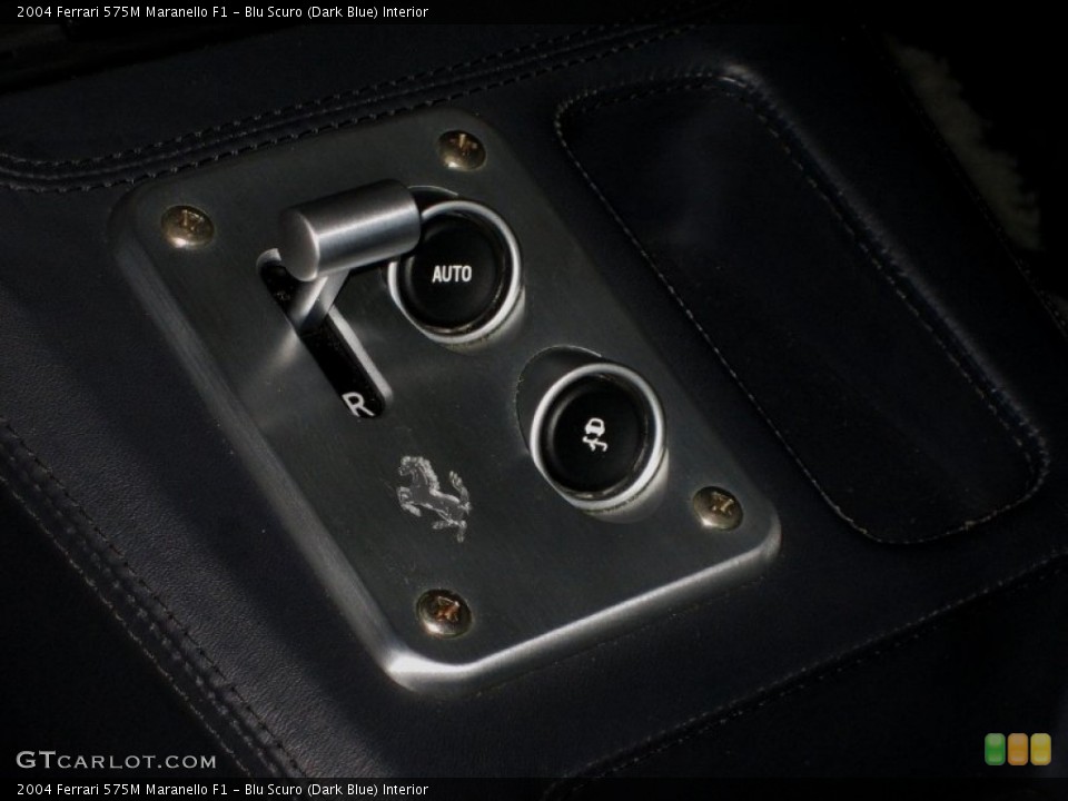 Blu Scuro (Dark Blue) Interior Transmission for the 2004 Ferrari 575M Maranello F1 #50079892