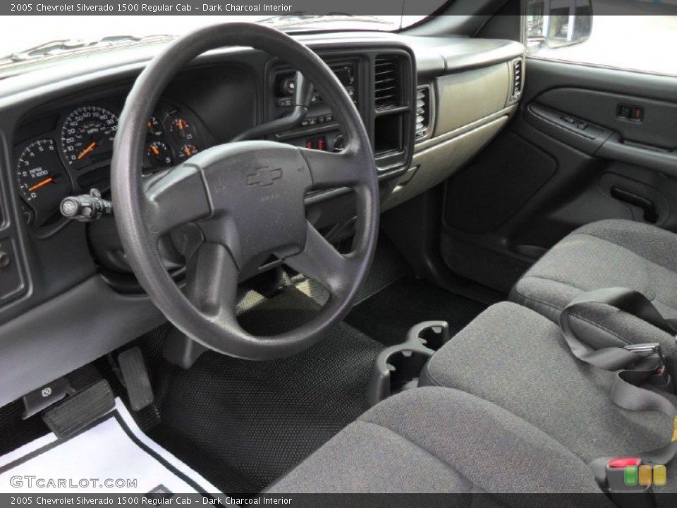 Dark Charcoal Interior Prime Interior for the 2005 Chevrolet Silverado 1500 Regular Cab #50084003