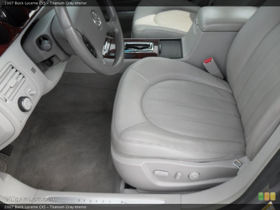 Titanium Gray Interior Photo for the 2007 Buick Lucerne CXS #50084021