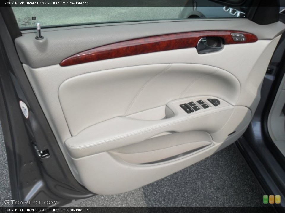 Titanium Gray Interior Door Panel for the 2007 Buick Lucerne CXS #50084024