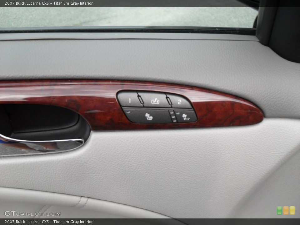 Titanium Gray Interior Controls for the 2007 Buick Lucerne CXS #50084027