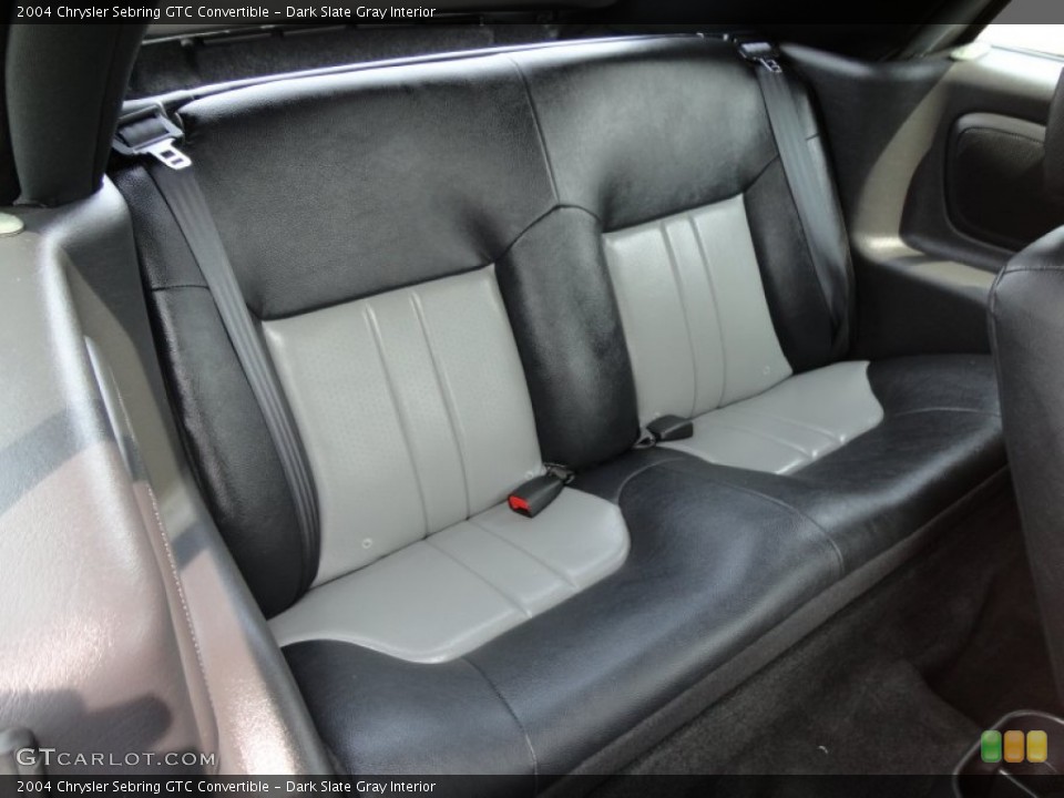 Dark Slate Gray Interior Photo for the 2004 Chrysler Sebring GTC Convertible #50084765