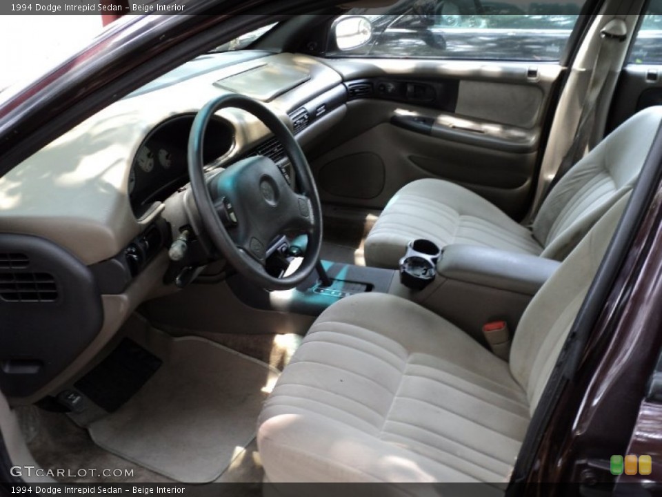 Beige 1994 Dodge Intrepid Interiors