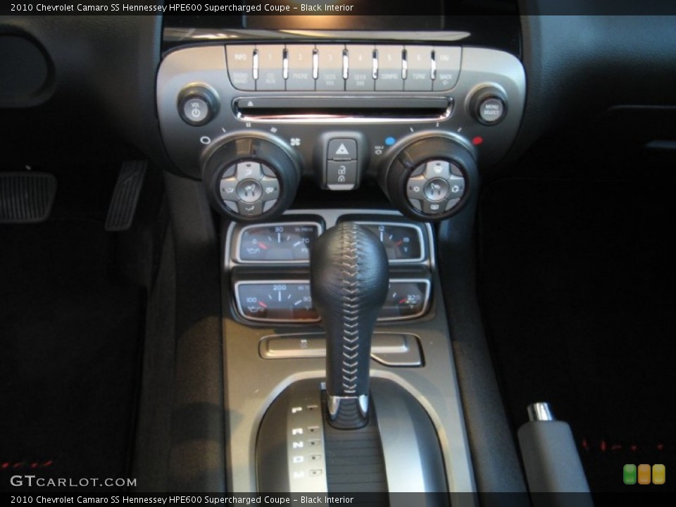 Black Interior Controls for the 2010 Chevrolet Camaro SS Hennessey HPE600 Supercharged Coupe #50086989