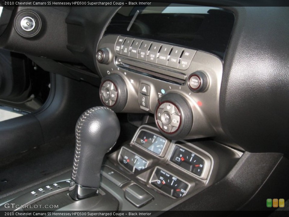 Black Interior Controls for the 2010 Chevrolet Camaro SS Hennessey HPE600 Supercharged Coupe #50087319