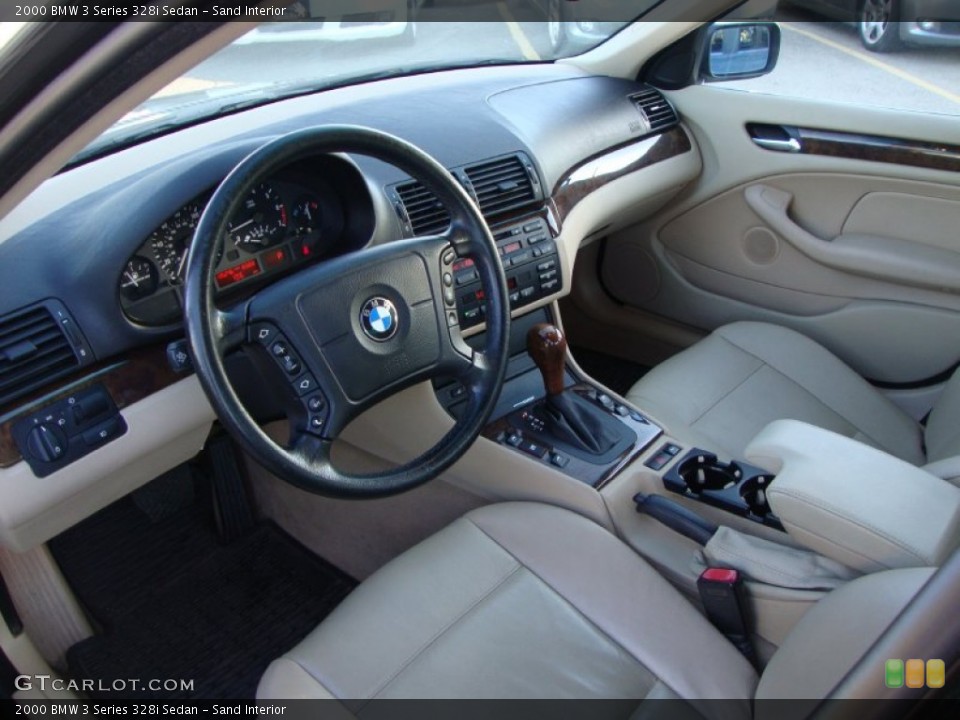 Sand Interior Photo for the 2000 BMW 3 Series 328i Sedan #50087688