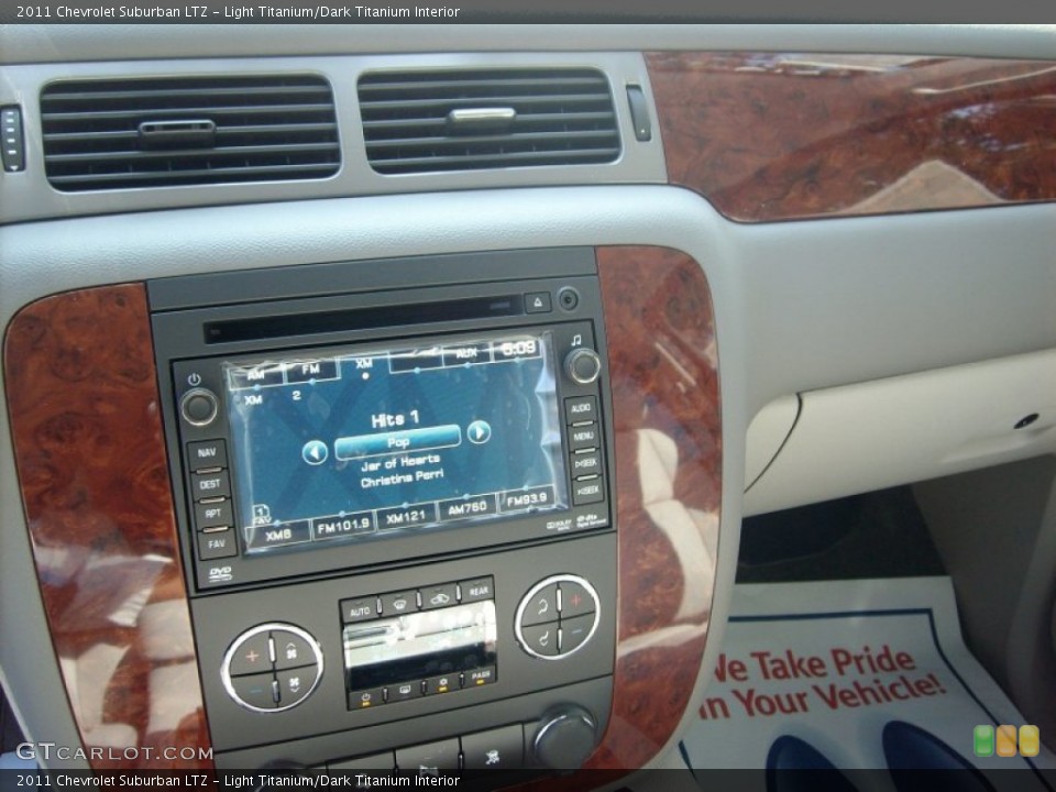 Light Titanium/Dark Titanium Interior Controls for the 2011 Chevrolet Suburban LTZ #50088387