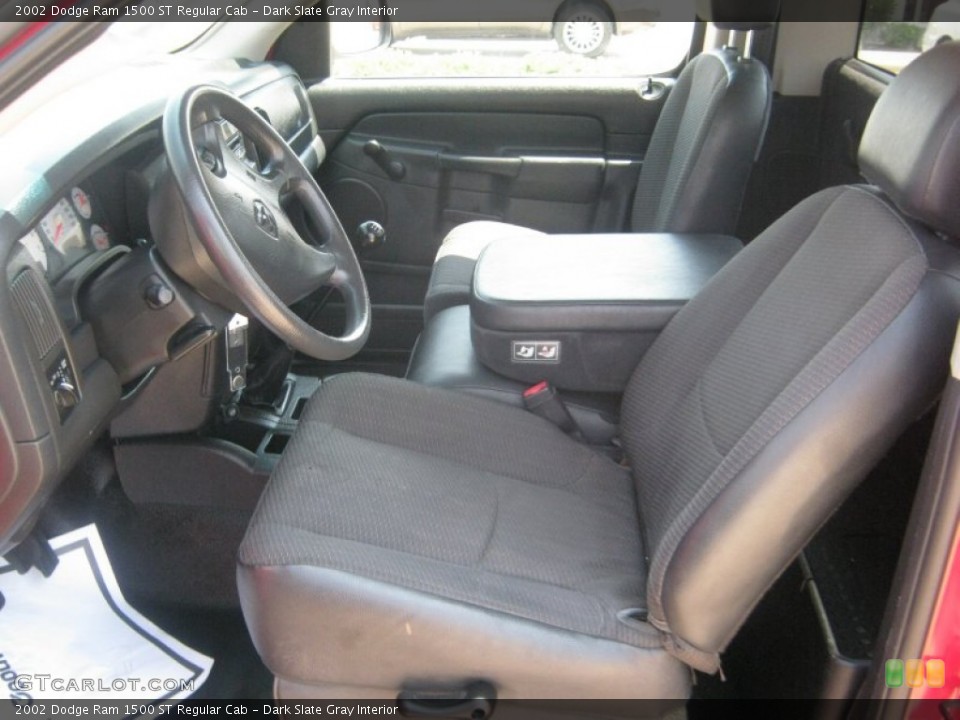 Dark Slate Gray Interior Photo for the 2002 Dodge Ram 1500 ST Regular Cab #50091033