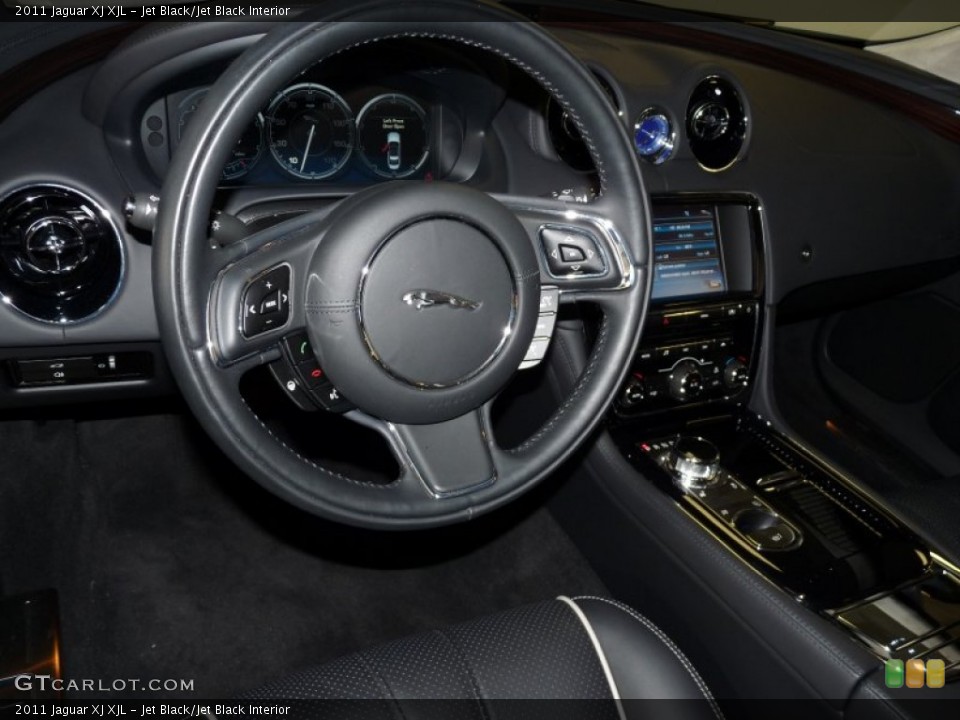 Jet Black/Jet Black Interior Dashboard for the 2011 Jaguar XJ XJL #50091290